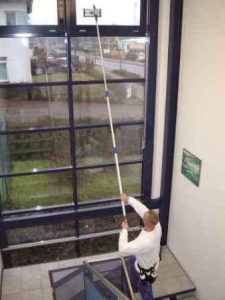 Complete indoor cleaning system with electrics