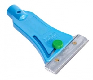 Comet glass scraper GREEN (one side sharp)