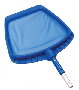 Surface landing net for pool cleaning suitable for telescopic pole